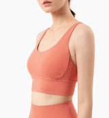 Breathable Fabric Nylon Yoga Tops