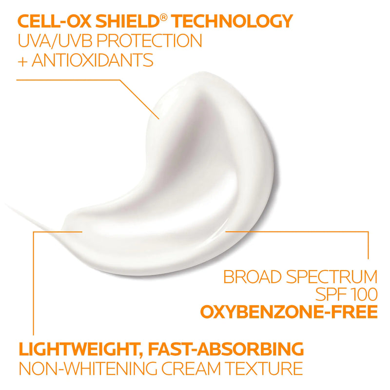 La Roche-Posay Anthelios Melt-In Milk Sunscreen SPF 100 | Sunscreen For Body & Face | Broad Spectrum SPF + Antioxidants | Oil Free Sunscreen Lotion | For Sun Sensitive Skin | Oxybenzone Free 5.1 Fl Oz (Pack of 1)