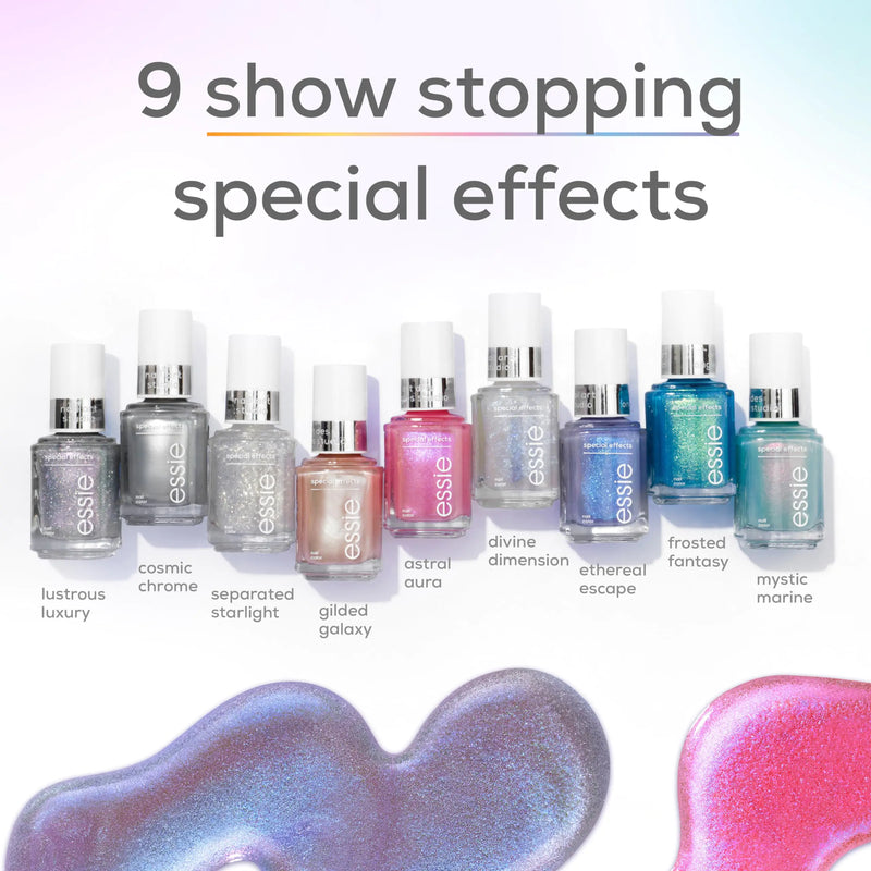 essie Nail Art Studio Special Effects Nail Polish, Chrome, Vegan, Aqua Nail Polish, Mystic Marine, 0.46 Fl Oz 0.46 Fl Oz (Pack of 1) 09 MYSTIC MARINE