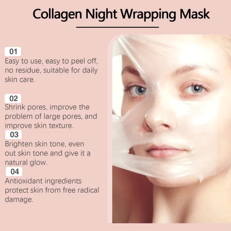 Collagen Cleansing and Moisturizing Night Peel Mask