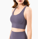 Breathable Fabric Nylon Yoga Tops