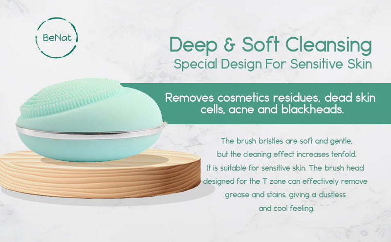 Sonic Glow Facial Cleansing Brush