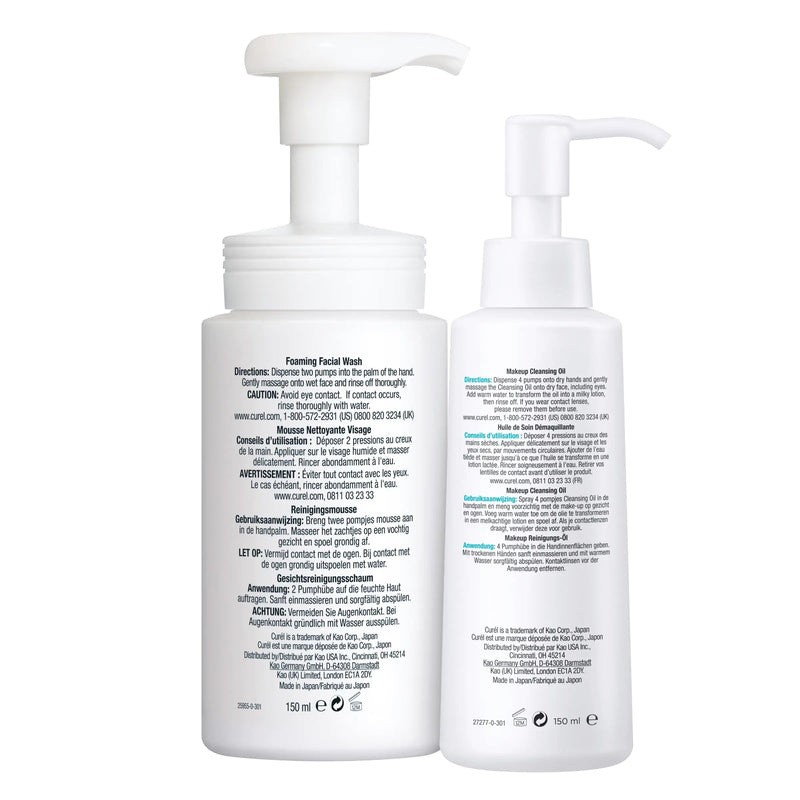 Curel Makeup Remover & Face Wash Duo