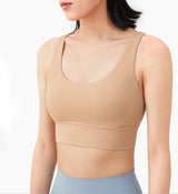 Breathable Fabric Nylon Yoga Tops