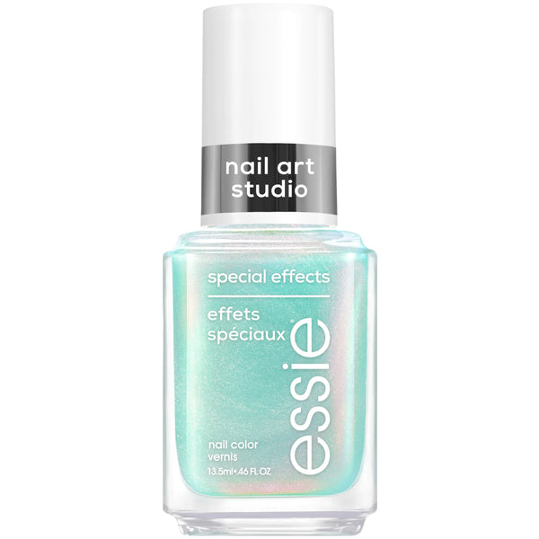 essie Nail Art Studio Special Effects Nail Polish, Chrome, Vegan, Aqua Nail Polish, Mystic Marine, 0.46 Fl Oz 0.46 Fl Oz (Pack of 1) 09 MYSTIC MARINE