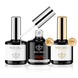 modelones 9 in One Nail Glue with Gel Glossy Top Coat 3Pcs