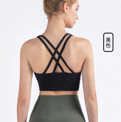 Breathable Fabric Nylon Yoga Tops