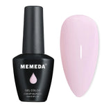 MEMEDA Gel Nail Polish, Soak Off LED Nail Lacquer, Soak Off LED Nail Lacquer, 0.5 fl oz Nude 6